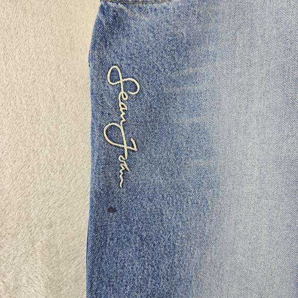 Vintage Sean John Jeans Mens 36x31 Blue Y2K Baggy Wide Skater Hip Hop Faded - Picture 3 of 16